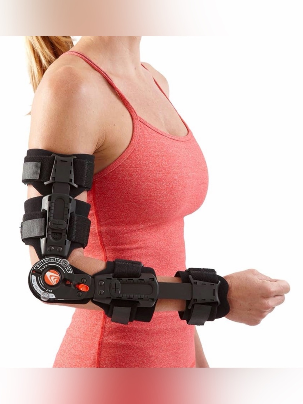 Breg Adjustable Right Arm T scope Elbow Premier Brace (long)